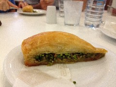 Baklava; Turkey; Restaurant (Imam Cagdas)